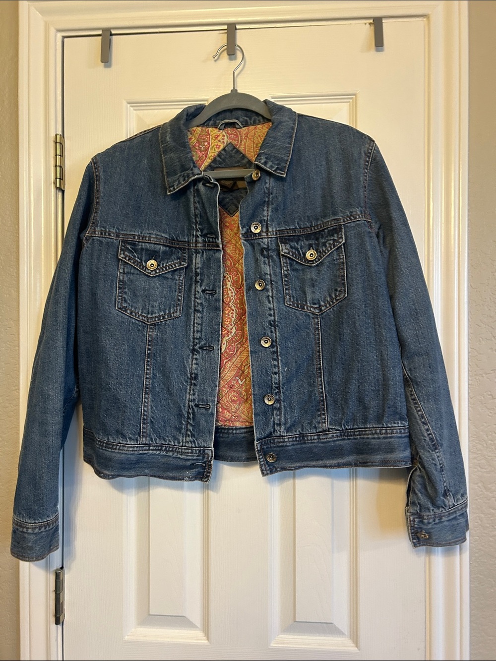 Austin Clothing Co. Lined Dark Blue Denim Jacket